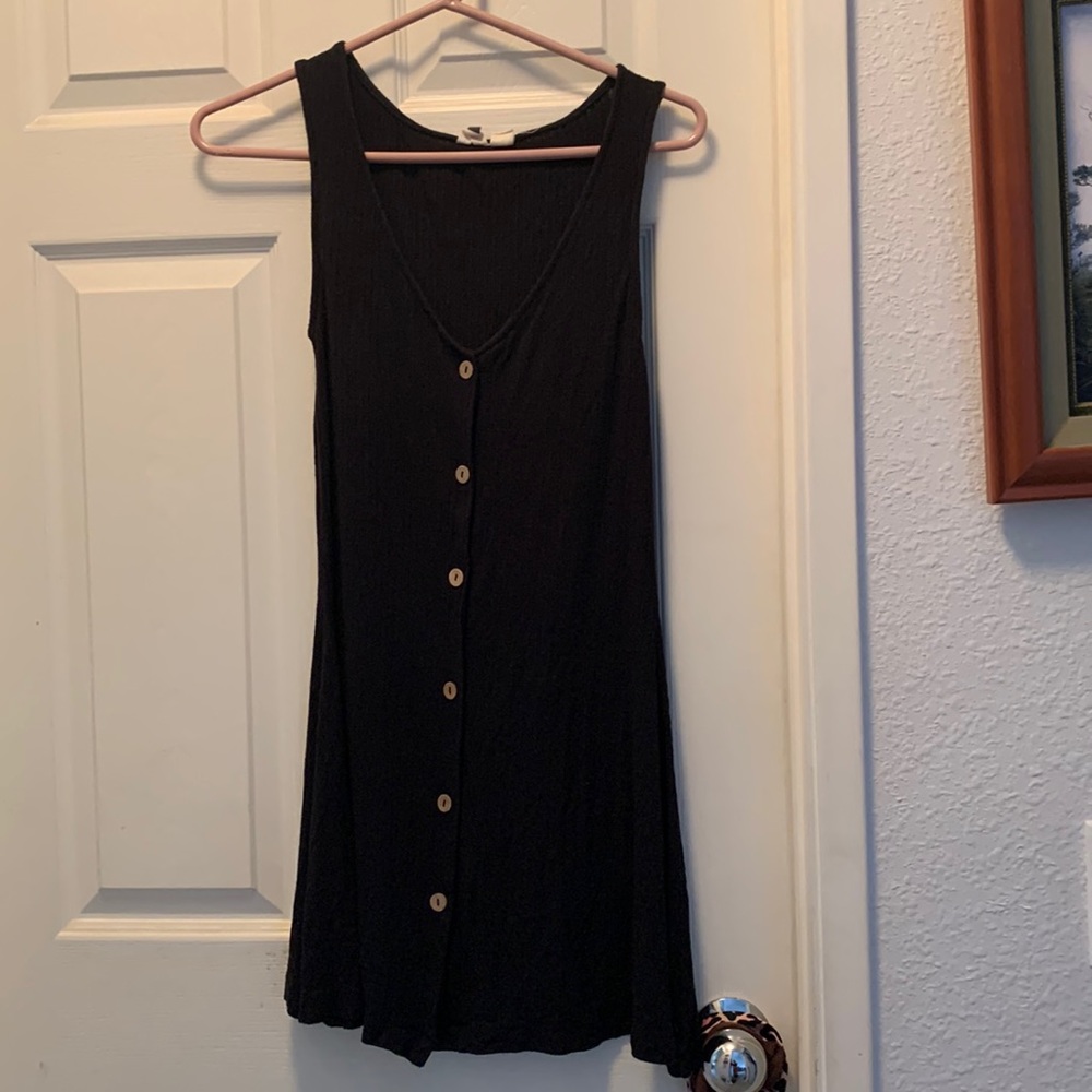 Roxy black button dress